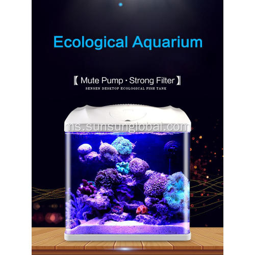 Tangki ikan akuarium akuarium akrilik matahari dan plastik